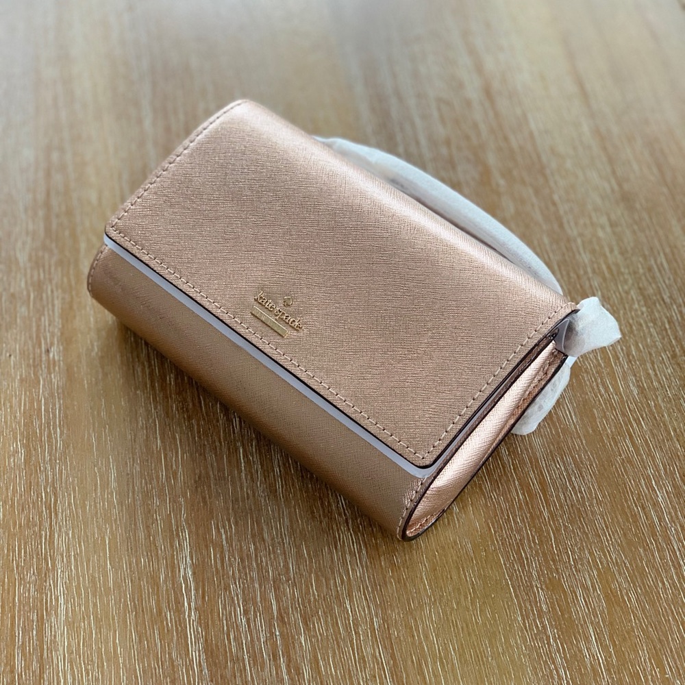 NEW Kate Spade Rose Gold Crossbody - Picture 1 of 2